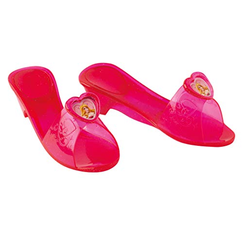 Princesas Disney - Zapatos de Bella Durmiente para niña, color rosa - Talla 4-6 años (Rubies 35354)
