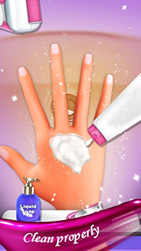 Princess Nail And Makeup Salon - Juego de belleza y maquillaje para niñas