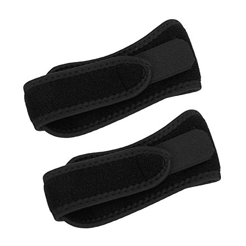 【???????ó? ?? ?????? ?????】 2 piezas de correa de rótula deportiva de alta calidad, correa de rótula, molestias en las articulaciones negras para mujeres para hombres adolescentes
