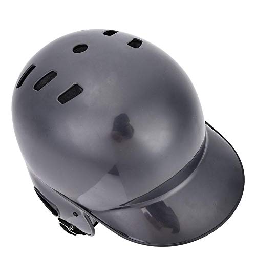 【???????ó? ?? ?????? ?????】Casco Deportivo, Casco de bateo, Equipo de protección Deportivo, para Deportes de béisbol. Bateo de niños Adolescentes Protectores para Adultos(Black)
