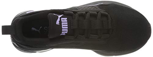 PUMA 193744, Zapatillas de Gimnasio Mujer, Black Light Lavender Negro, 39 EU