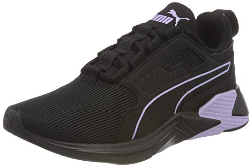 PUMA 193744, Zapatillas de Gimnasio Mujer, Black Light Lavender Negro, 39 EU