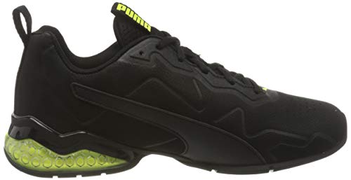 PUMA 194073, Zapatillas para Correr de Carretera Hombre, Black Yellow Alert, 40 EU