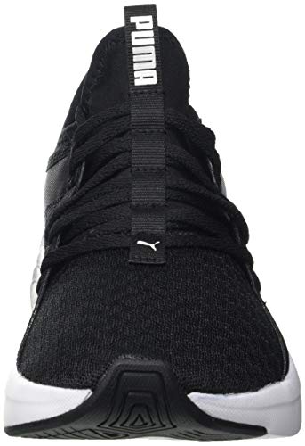 PUMA 194376, Zapatillas para Correr de Carretera Mujer, Negro, Blanco, 41 EU