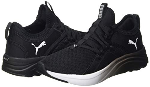 PUMA 194376, Zapatillas para Correr de Carretera Mujer, Negro, Blanco, 41 EU