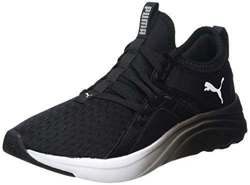 PUMA 194376, Zapatillas para Correr de Carretera Mujer, Negro, Blanco, 41 EU