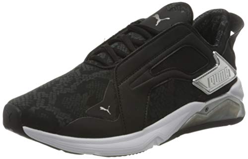 Puma 194437, Zapatillas de Gimnasio Mujer, Black Silver, 38 EU