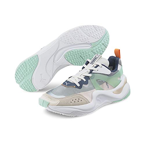 Puma 371777-01, Zapatillas Mujer, Blanc Rose Violet, 40 EU