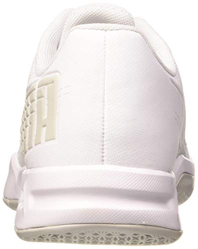 PUMA Adrenalite 4.1 Jr, Zapatillas de Fútbol Unisex Niños, Blanco White/Glacier Gray, 38 EU
