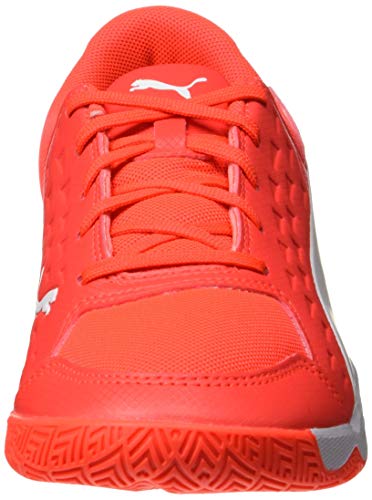 PUMA AURIZ JR, Zapatillas de Futsal, Rojo Blast Blanco Rojo Blast, 35 EU