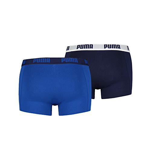 PUMA Basic Trunk 2P Calzoncillos, Hombre, Azul 420, 31-34
