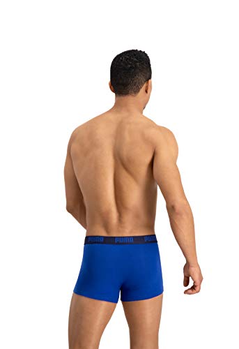 PUMA Basic Trunk 2P Calzoncillos, Hombre, Azul 420, 31-34