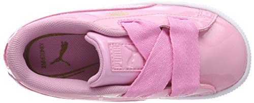 Puma Basket Heart Patent Inf, Zapatillas Bebé-Niñas, Rosa (Prism Pink-Prism Pink), 25 EU