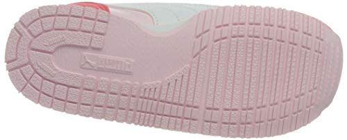 Puma Cabana Racer SL V INF, Zapatillas Bebé Unisex, Pink Lady White/Sun Kissed Coral, 26 EU