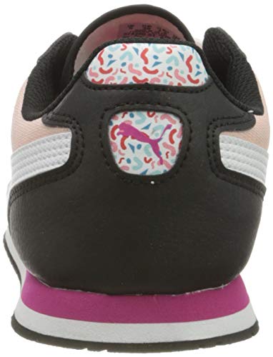 PUMA Cabana Run Print Wns, Zapatillas Mujer, Rosa (Peachskin White Black), 42 EU