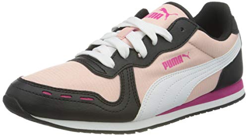 PUMA Cabana Run Print Wns, Zapatillas Mujer, Rosa (Peachskin White Black), 42 EU