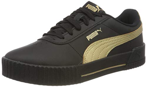 PUMA Carina Meta20, Zapatillas Mujer, Negro Black Team Gold, 37.5 EU