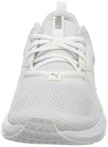 PUMA Chroma Wn'S, Zapatillas de Gimnasio Mujer, Blanco White/Metallic Silver, 44 EU