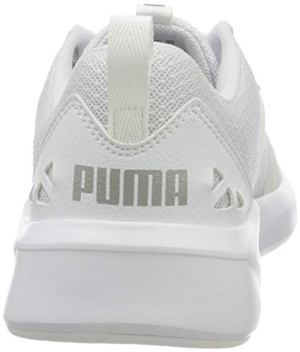 PUMA Chroma Wn'S, Zapatillas de Gimnasio Mujer, Blanco White/Metallic Silver, 44 EU