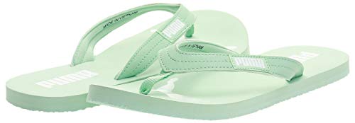 PUMA Cozy Flip WNS, Zapatos de Playa y Piscina Mujer, Verde (Mist Green White 06), 42 EU