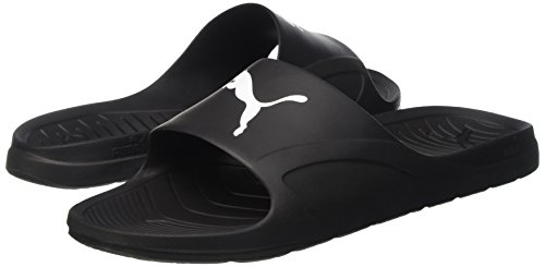 PUMA Divecat, Sandalias Deslizantes Unisex-Adulto, Negro (Black/White), 39 EU