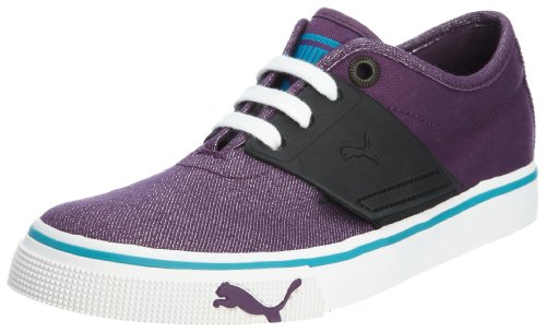 Puma - El ace sparkle zapatilla/zapato para mujer estilo con cordones, talla 4 uk, color púrpura