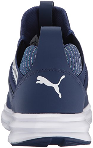 PUMA Enzo Cross-Trainer - Tenis para hombre, azul (Blue Depths-puma Color blanco), 43.5 EU