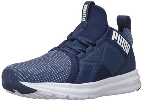 PUMA Enzo Cross-Trainer - Tenis para hombre, azul (Blue Depths-puma Color blanco), 43.5 EU