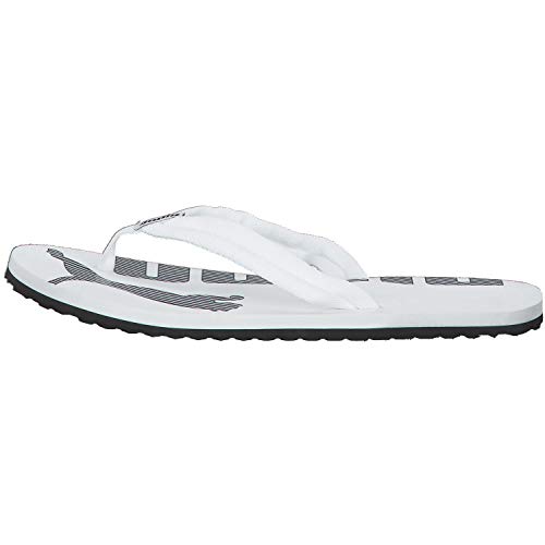 PUMA Epic Flip V2, Chanclas Unisex Adulto, Blanco (White/Black), 42 EU