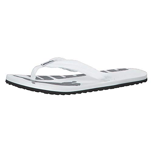 PUMA Epic Flip V2, Chanclas Unisex Adulto, Blanco (White/Black), 42 EU