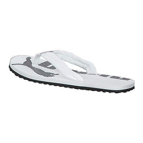 PUMA Epic Flip V2, Chanclas Unisex Adulto, Blanco (White/Black), 42 EU