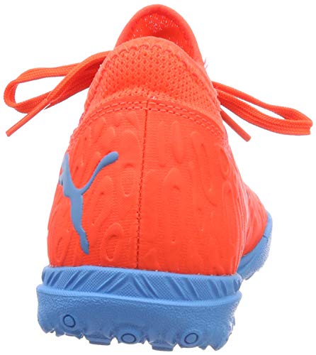 Puma Future 19.4 TT Jr, Zapatillas de Fútbol Unisex Adulto, Rojo (Red Blast-Bleu Azur), 37 EU