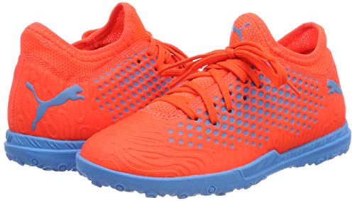 Puma Future 19.4 TT Jr, Zapatillas de Fútbol Unisex Adulto, Rojo (Red Blast-Bleu Azur), 37 EU