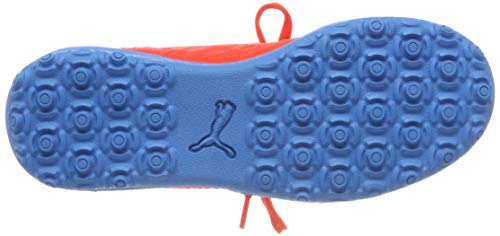 Puma Future 19.4 TT Jr, Zapatillas de Fútbol Unisex Adulto, Rojo (Red Blast-Bleu Azur), 37 EU