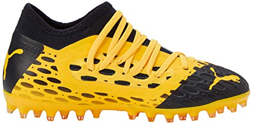 PUMA Future 5.3 Netfit MG JR, Botas de fútbol Unisex niños, Amarillo (Ultra Yellow Black), 30 EU
