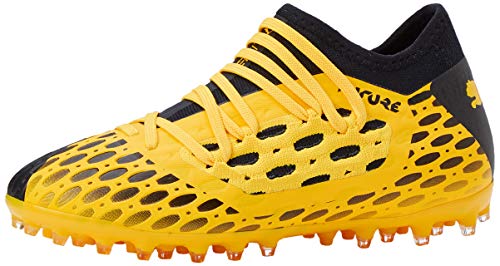 PUMA Future 5.3 Netfit MG JR, Botas de fútbol Unisex niños, Amarillo (Ultra Yellow Black), 30 EU