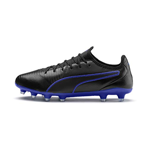 PUMA King Pro FG, Zapatillas de Fútbol Unisex Adulto, Negro Black Royal Blue 02, 38 EU