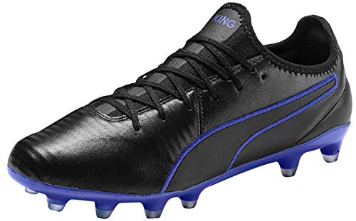 PUMA King Pro FG, Zapatillas de Fútbol Unisex Adulto, Negro Black Royal Blue 02, 38 EU