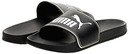 PUMA Leadcat FTR, Zapatos de Playa y Piscina Unisex Adulto, Negro Black Team Gold White, 47 EU