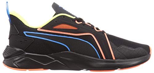 PUMA LQDCELL Method FM Xtreme, Zapatillas de Gimnasio Hombre, Negro Black/Ultra Orange/Fizzy Yellow, 41 EU