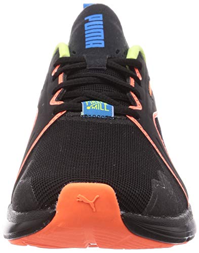 PUMA LQDCELL Method FM Xtreme, Zapatillas de Gimnasio Hombre, Negro Black/Ultra Orange/Fizzy Yellow, 41 EU