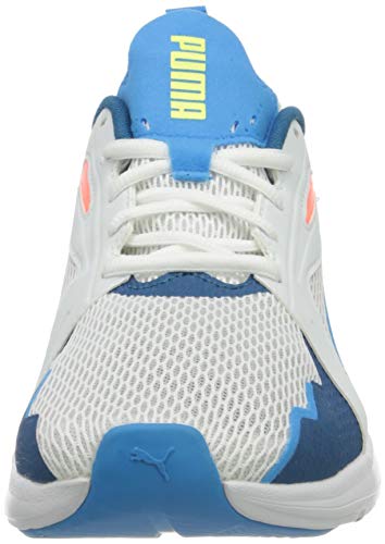 PUMA LQDCELL Method, Zapatillas de Gimnasio Hombre, Blanco White/Nrgy Blue/Nrgy Peach, 46 EU