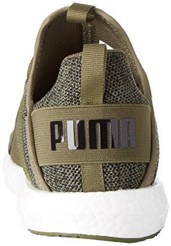 Puma Mega NRGY Knit, Zapatillas de Cross Hombre, Verde (Olive Night- Black), 42 EU