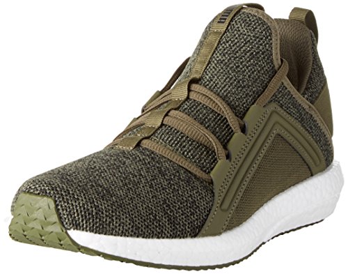 Puma Mega NRGY Knit, Zapatillas de Cross Hombre, Verde (Olive Night- Black), 42 EU