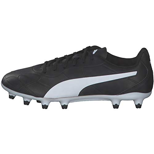 PUMA Monarch FG, Zapatillas de Fútbol Hombre, Negro Black White, 43 EU