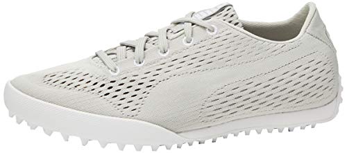 PUMA Monolite Cat EM, Zapatos de Golf Mujer, Gris (Gray Violet White), 39 EU