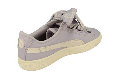 Puma Mujeres Basket Heart DE Trainers 364082 Sneakers Zapatos (UK 8 US 10.5 EU 42, Thistle Whisper Rose Gold 07)