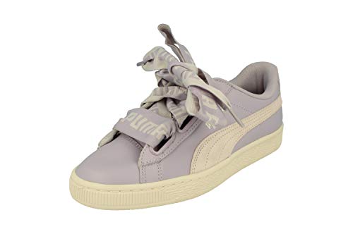 Puma Mujeres Basket Heart DE Trainers 364082 Sneakers Zapatos (UK 8 US 10.5 EU 42, Thistle Whisper Rose Gold 07)