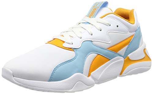 PUMA Nova Wn's, Zapatillas Deportivas para Mujer, Blanco White Milky Blue, 39 EU