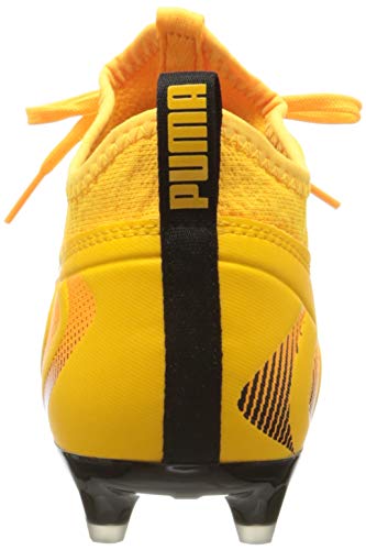 PUMA One 20.3 FG/AG, Botas de fútbol Hombre, Amarillo (Ultra Yellow Black/Orange Alert), 43 EU